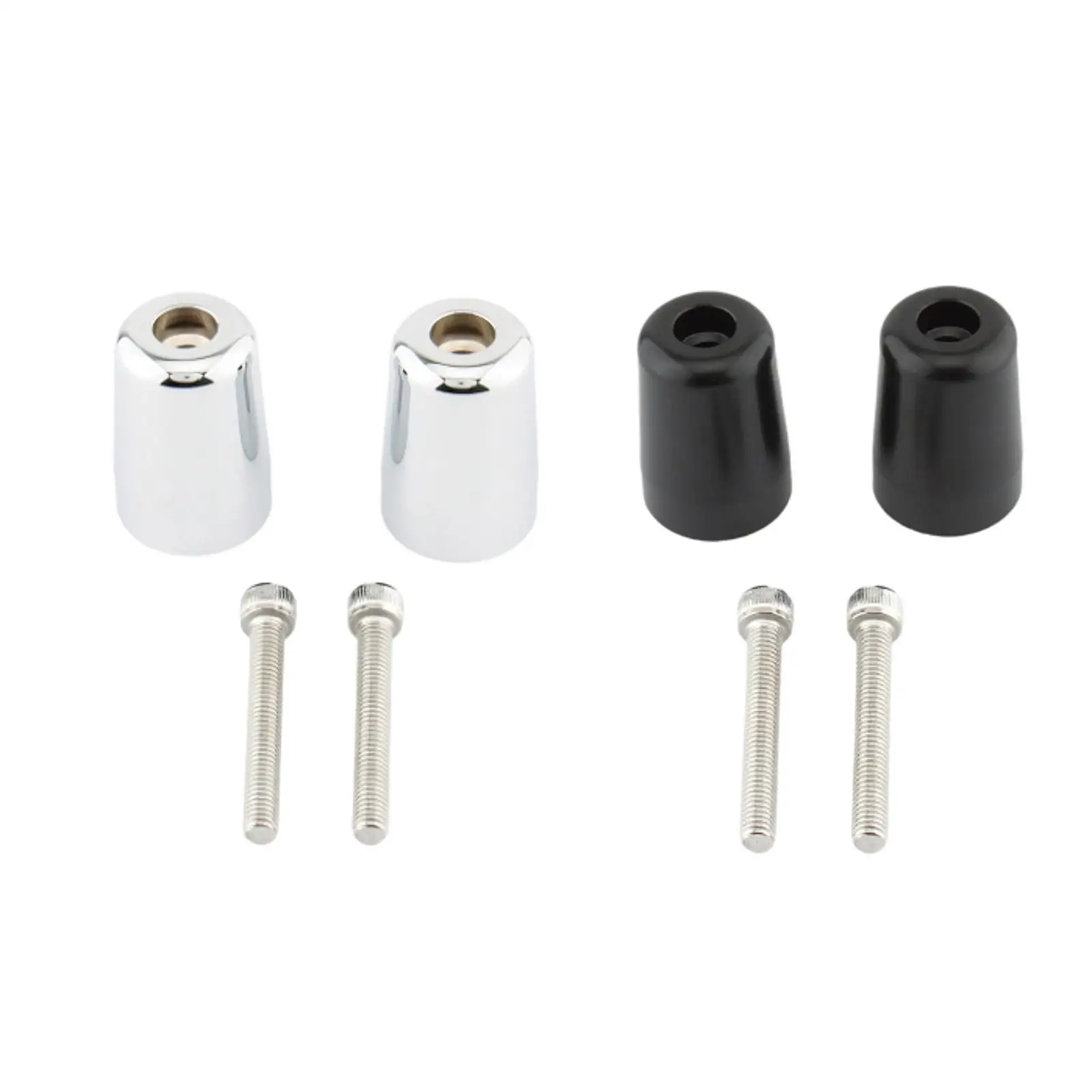

2x Handlebar Counterweights Grips Spare Parts Replacement for Kawasaki Ninja400 Easily Install Sturdy Lightweight Accessory