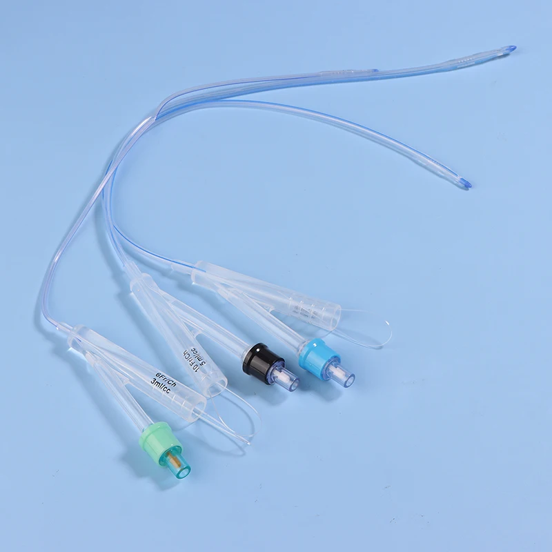 6/8/10Fr الطبية المتاح سيليكون القسطرة البولية 2 طريقة سيليكون فولي بالون القسطرة للأطفال سلس البول