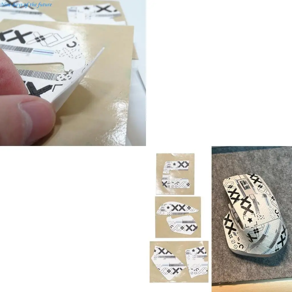 

DIY мыши кожи мыши с боковыми наклейками с противоречивой падкой