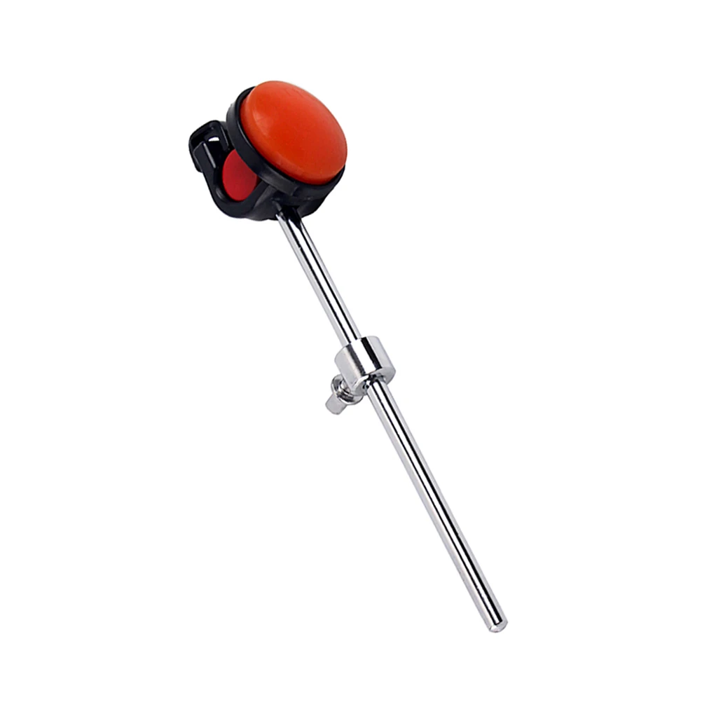 

Silicone Head Drum Hammer Bass Pedal Replacement Red Durable Stainless Steel Shaft Percussion Accessories Wc41