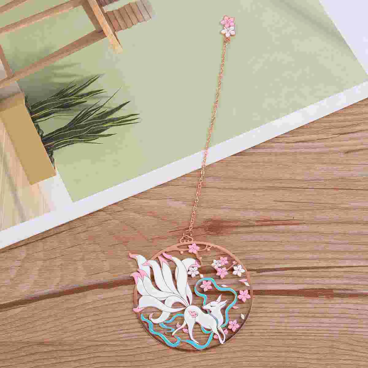 Rope Tassel Bookmark Glasses Stand The Gift Creative Bookmarks Plant Printing Magnet Magnetic