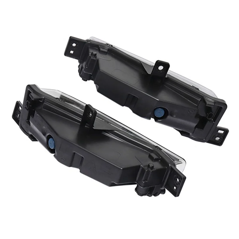 ممتاز-1 زوج المصد الأمامي الضباب الخفيف LED النهار تشغيل ضوء لسيارات BMW X3 X4 G01 G02 17-19 63177412527 63177412528 القيادة لام #4