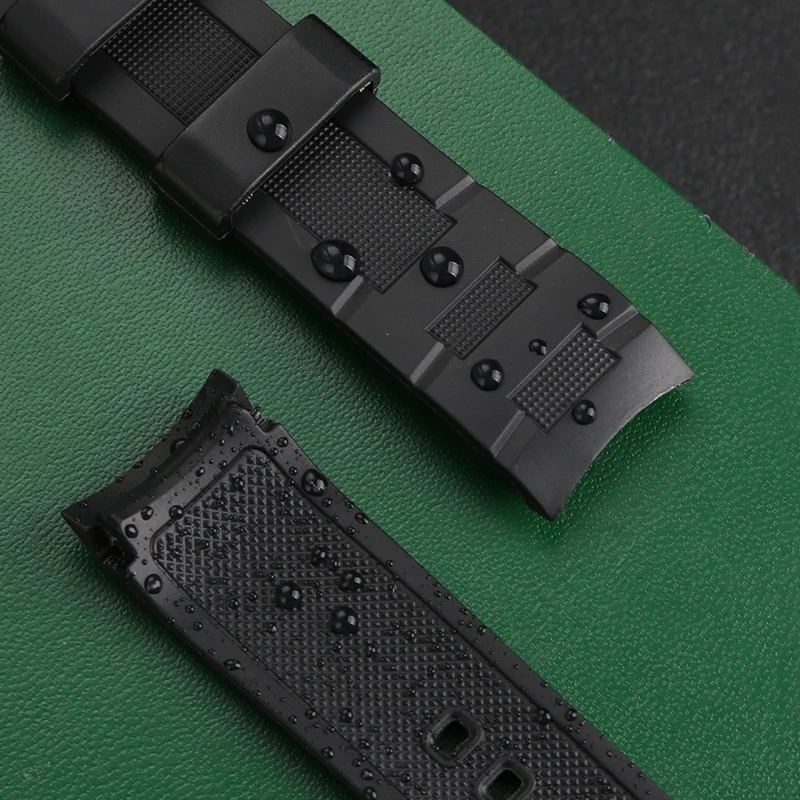 EFR-303 Silicone Rubber Watchband 22mm For Casio 5468 EDIFICE EFR-304 EFR-516PB EFR-516 Bracelet Waterproof Sport Watch Strap view 4