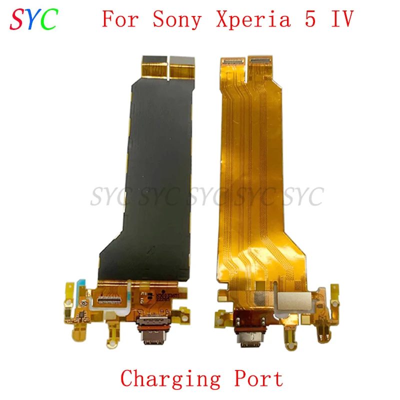 USB Charging Port Connector Flex Cable Board For Sony Xperia 5 IV Charging Connector Plug Socket Dock Repair Parts