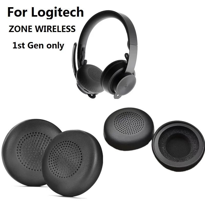 Ear Pads For Logitech Zone wireless 1st Gen Office Business Headphones Replacement Earmuffs Ear pillows Ear cushions