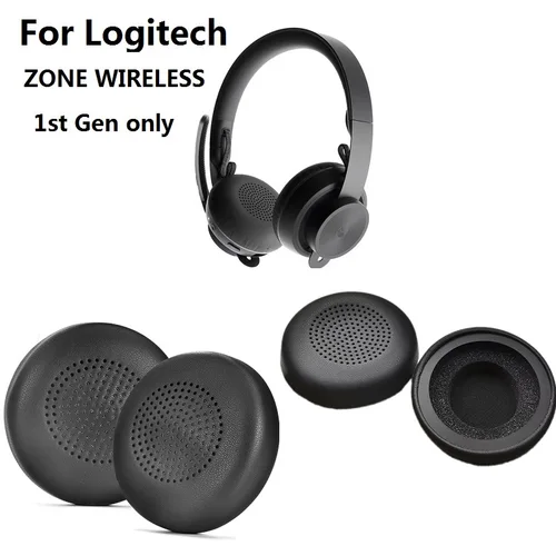 Imagen 1 del producto Almohadillas para los oídos Logitech Zone, auriculares inalámbricos de primera generación para oficina y negocios, orejeras de repuesto, almohadas para los oídos