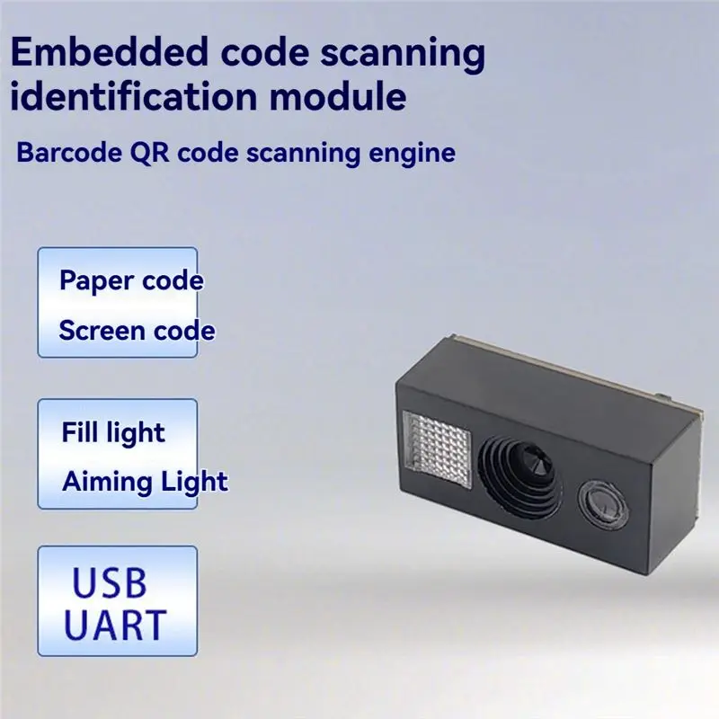 A23F-DC3.3V USB/232-TTL QR/DM/PDF417/Aztec Barcode Scanner Module For Windows/Android/IOS For Bus Supermarket Parking Lot