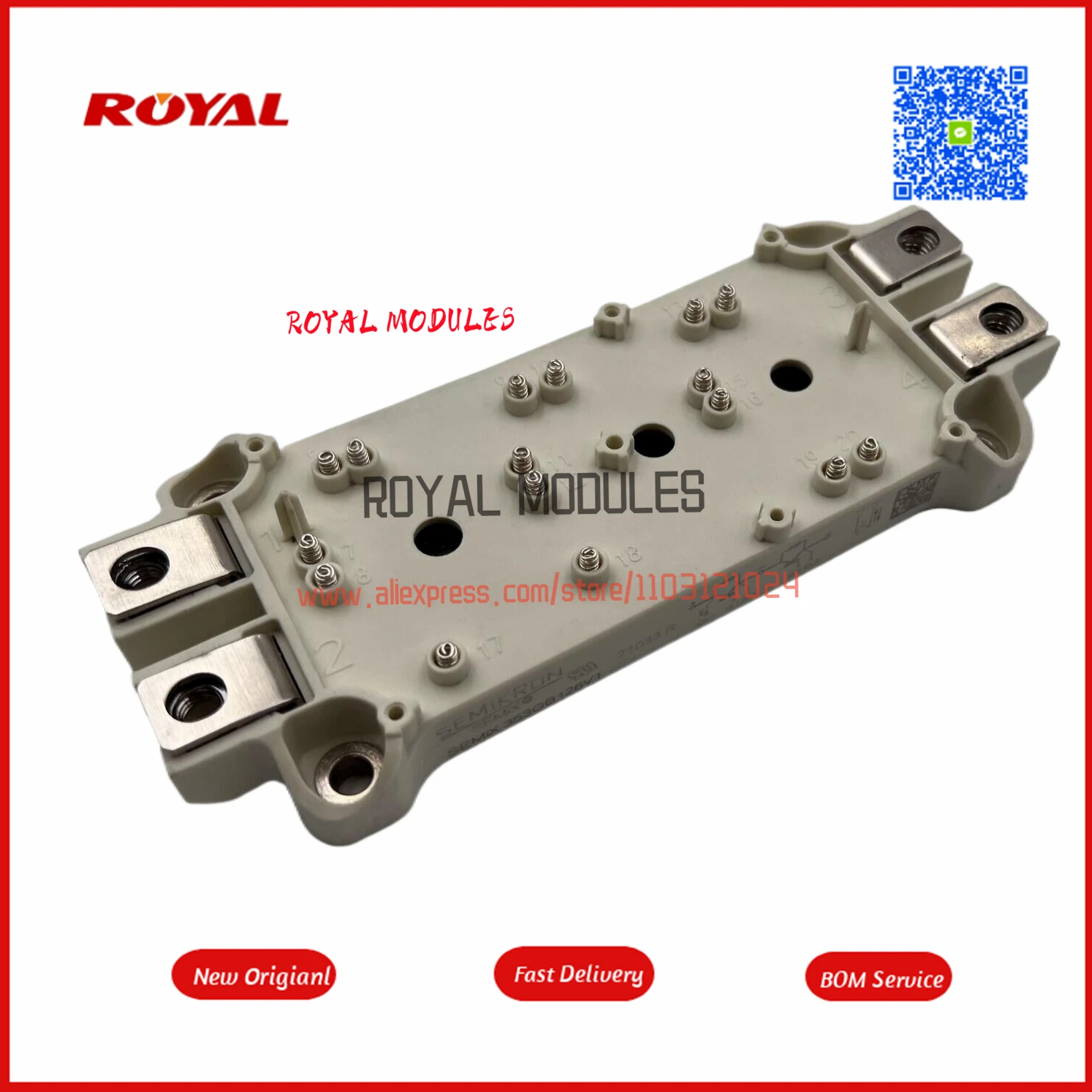 Módulo SEMIX353GB126V1 IGBT, Novo