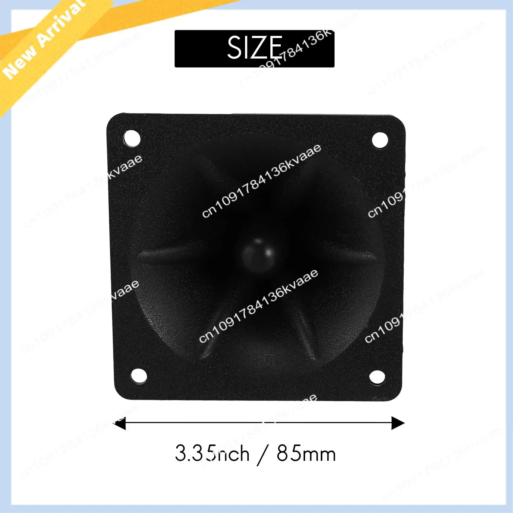 M01K 2Pc Tweeters Piezoelectric Tweeter Loudspeaker  Buzzer Treble Square Audio Speaker