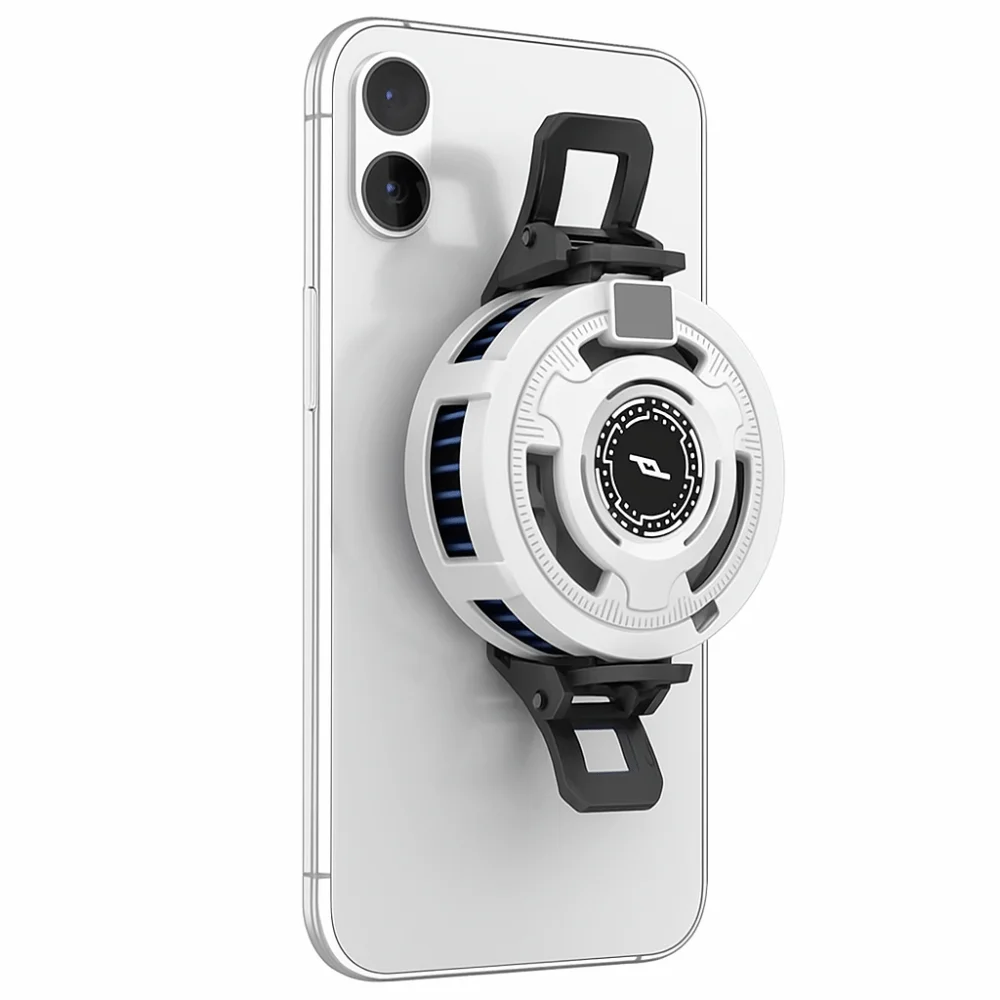 

ABS Magnetic Phone Cooler RGB Detachable Back Clip Type Cooler 3 Speed Type C Interface Semiconductor Cooling Fan Cell Phone