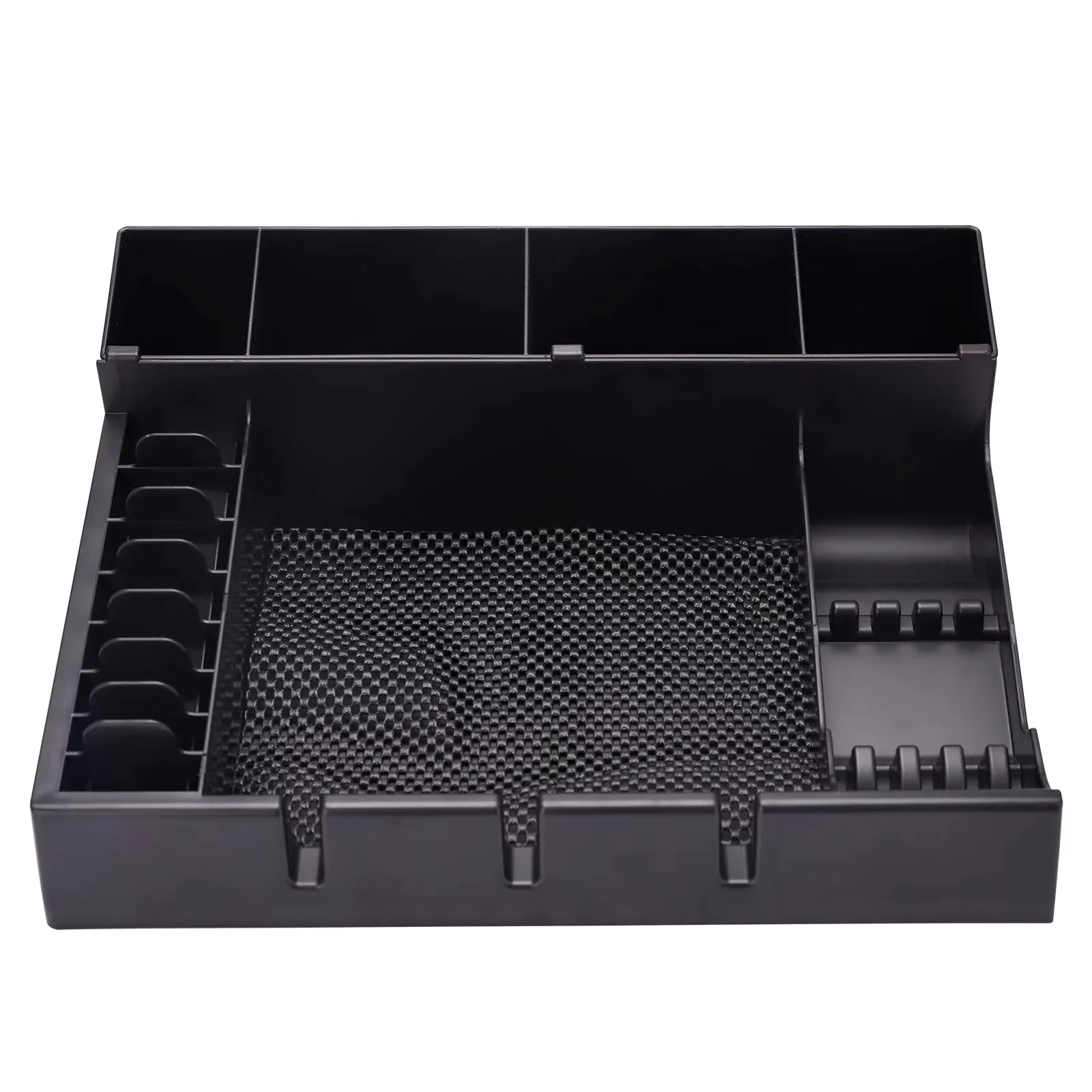 Salon Barber Clipper Tray Hair Cutter Stand Barber Station Hair Trimmer Shaver Holder Anti-slip Organizer Razor Case Storage Box