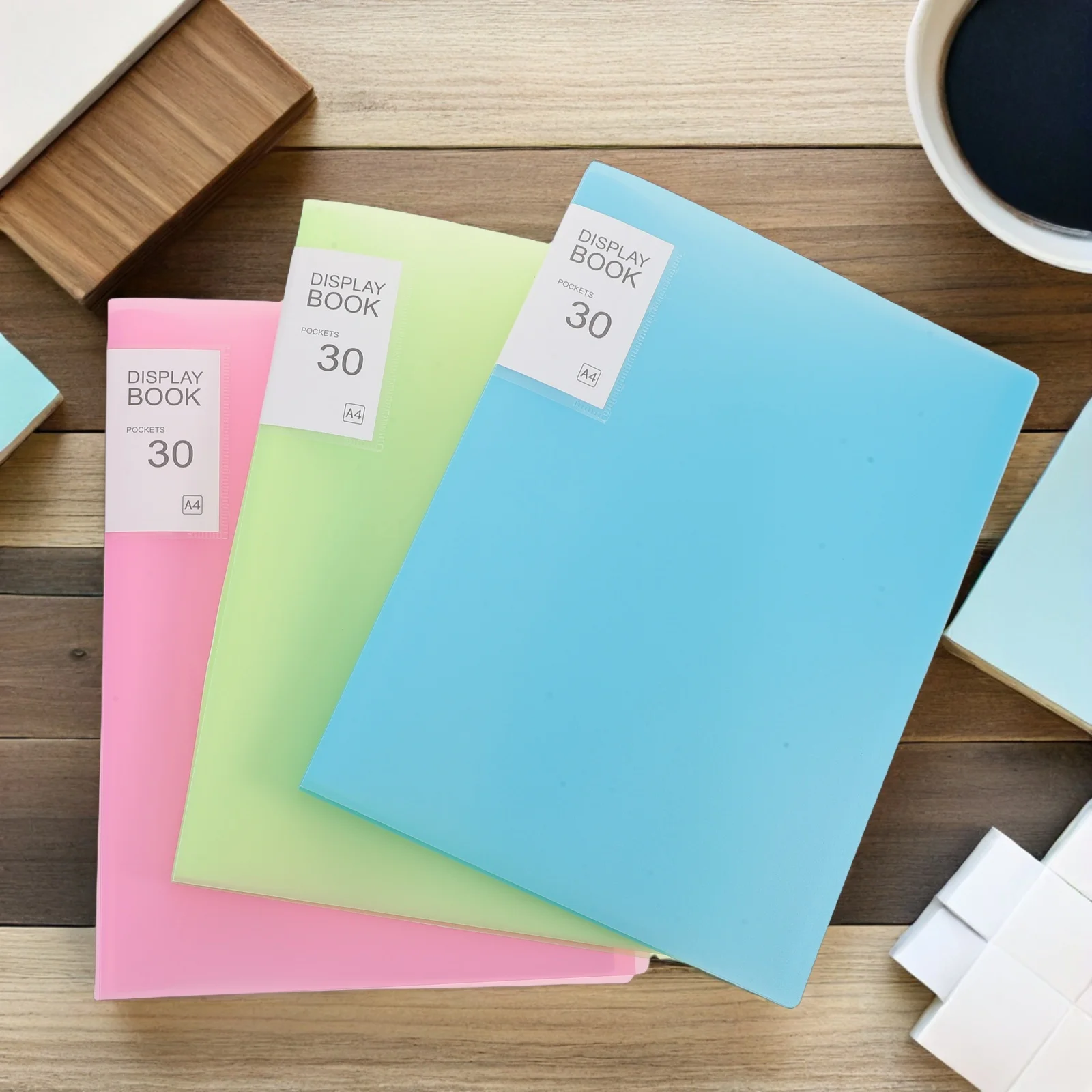 

3pcs Diamond Art Storage Book 30 Pages A4 Clear Sleeves Portfolio Folder For Organizer Protecting Artwork