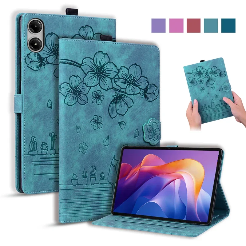 Flip Smart Cover for Redmi Pad 2 11 Inch 2025 Redmi Pad SE 11 2025 with Card Pocket Stand Case