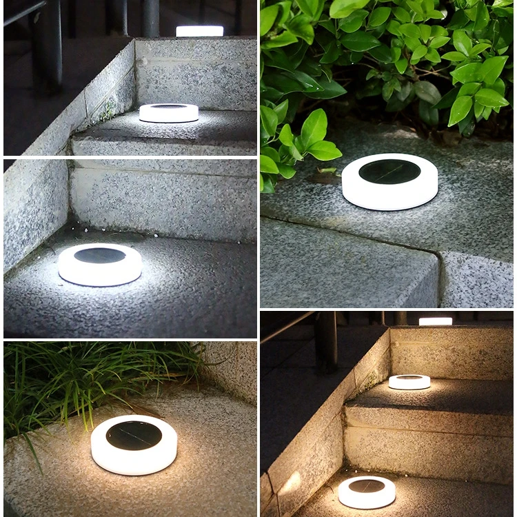 

4PCS Solar Led Lawn Light Outdoor Courtyard Lamp Waterproof Villa Garden Lawn Decoration Balcony Terrace Layout Home Buried Lamp