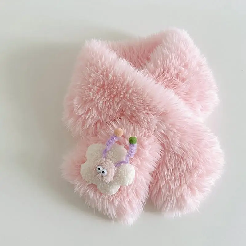 

U13F уютный детский шарф мультфильм плюшевый шарф мягкий и удобный детский подарок шарф