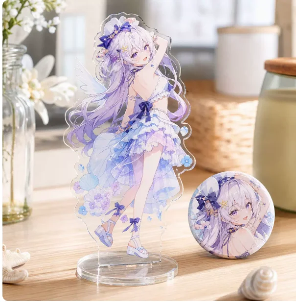 Anime Blue Archive Sirasu Azusa Acrylic Double-Sided Stand Figure Model Plate Cosplay Collection Desktop Decor Gifts XH