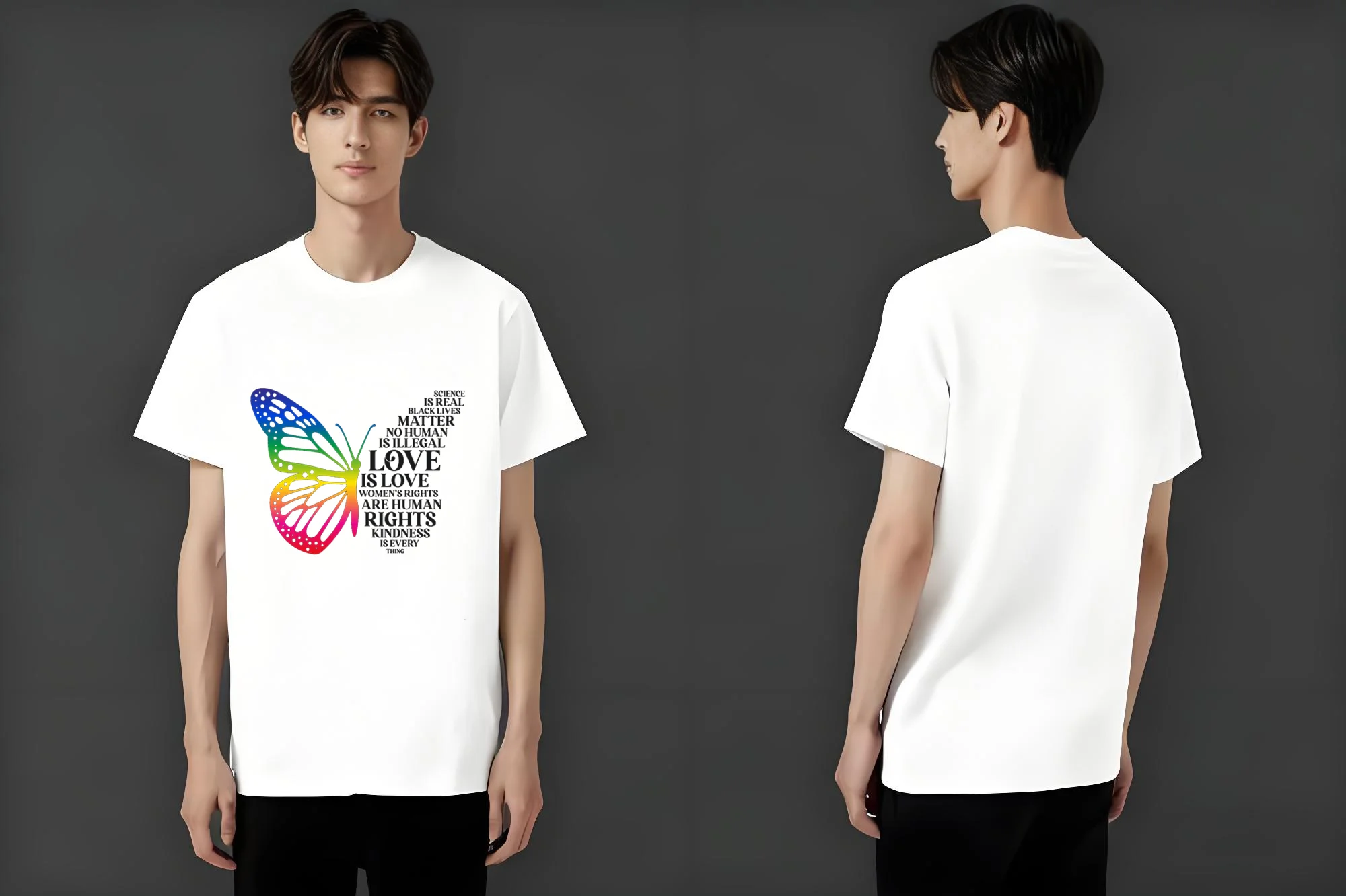 تيشيرتات ماركة ملابس الشارع لعام 2025 لكل من الرجال والنساء، تتميز بملابس الشارع المطبوعة والمريحة وغير الرسمية Y2K #1