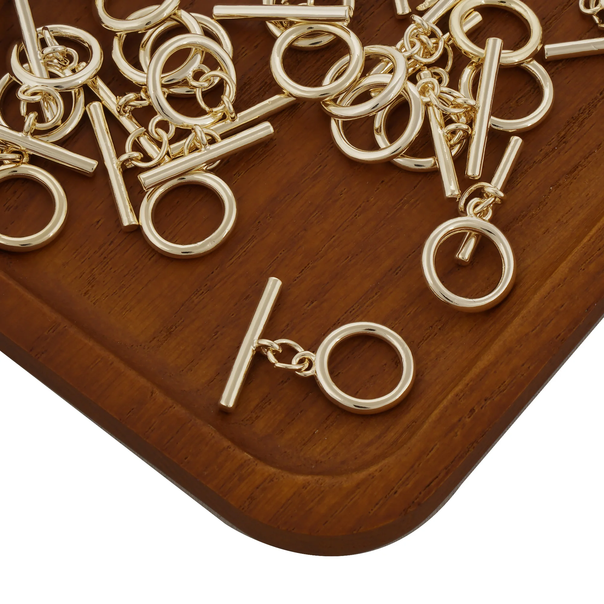 5PCS 14k Gold Filled Plain OT Clasp - Toggle Set Clasp - Custom for Jewelry Making Creation Diy Component Free Shipping