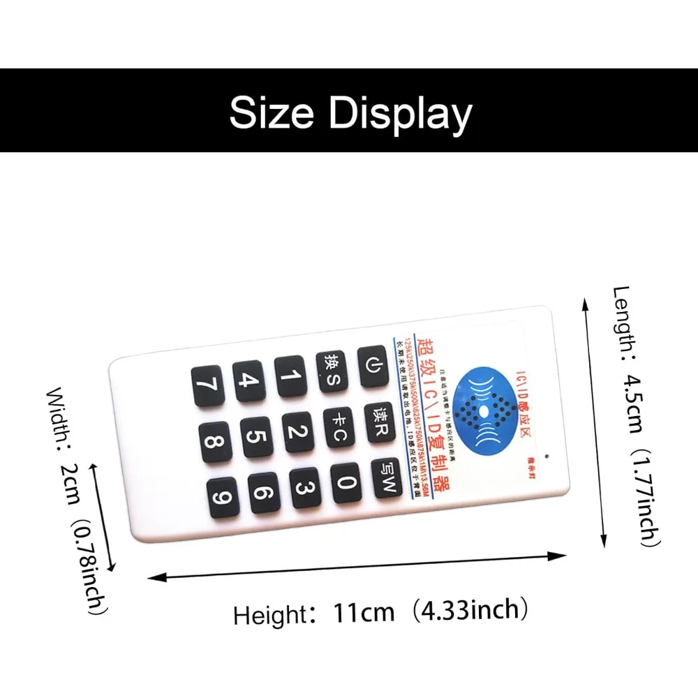 13.56MHZ Copier Duplicator Cloner RFID NFC IC Card Reader Handheld Frequency 125Khz Writer Access Control System Encrypted CUID view 4