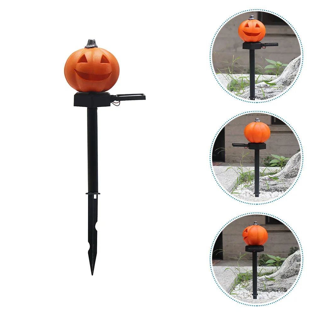 

Solar Garden Lights Resin Pumpkin Halloween Decorations Outdoor Yard LED Villa Park Path L scape Lamp Solar Spotlights Garden