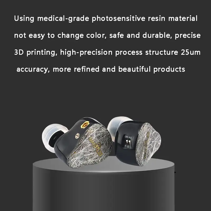 MAGAOSI DQ4 2BA + 2DD سماعة هجينة داخل الأذن Hifi مراقب DJ استوديو إلغاء الضوضاء سماعات أذن للموسيقى MMCX سماعات أذن عشاق الصوت