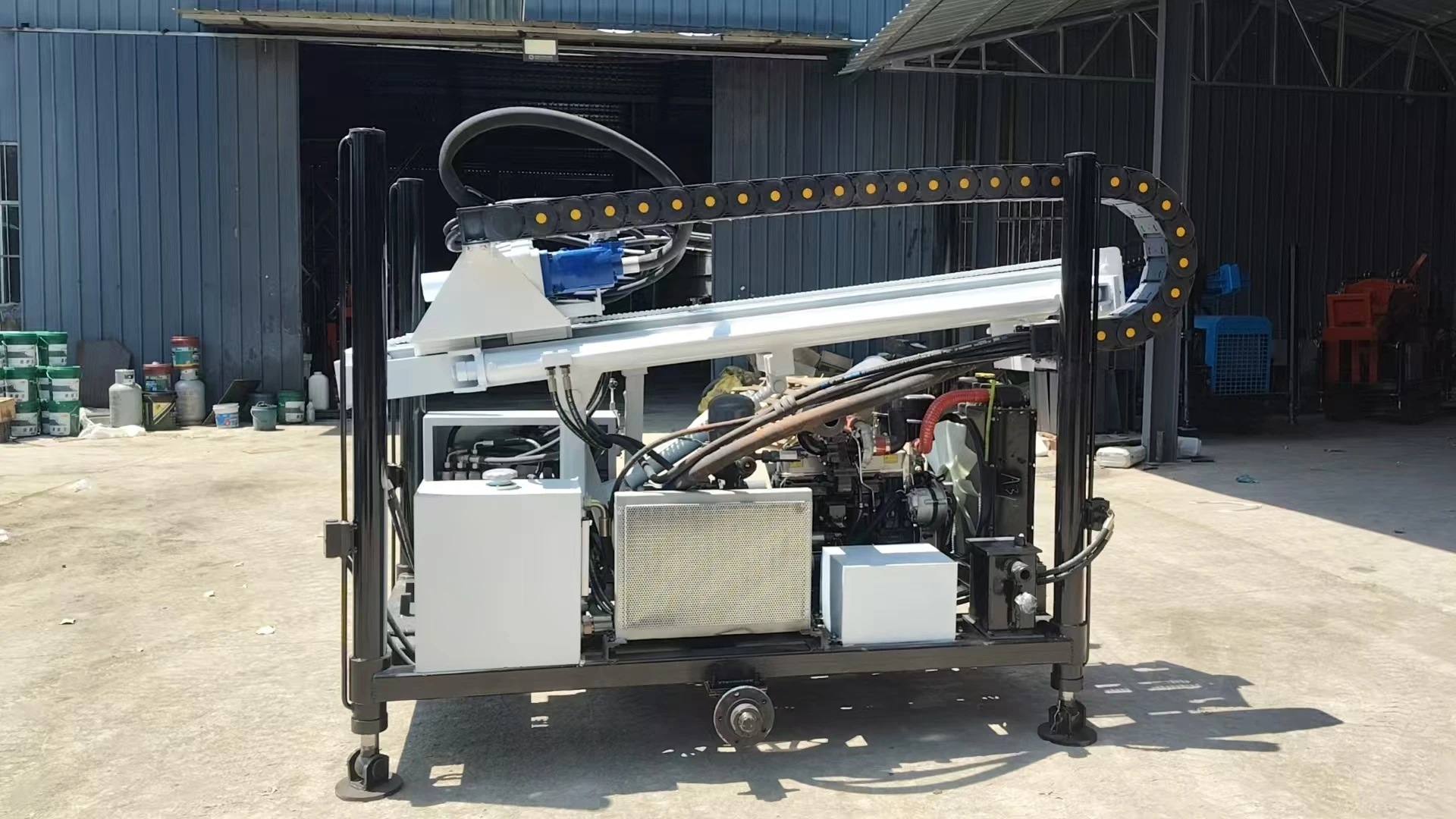 맞춤형 수중 시추 장비 180m 200m 유압 디젤 구동