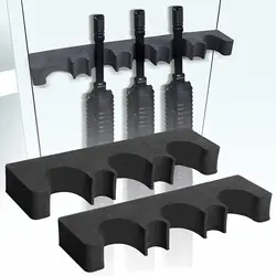 2 pezzi 3/5 slot Kit cremagliera per pistola in schiuma per fucile supporto per canna accessori per pistola accessori per montaggio a parete Set per armadietto per pistola in metallo