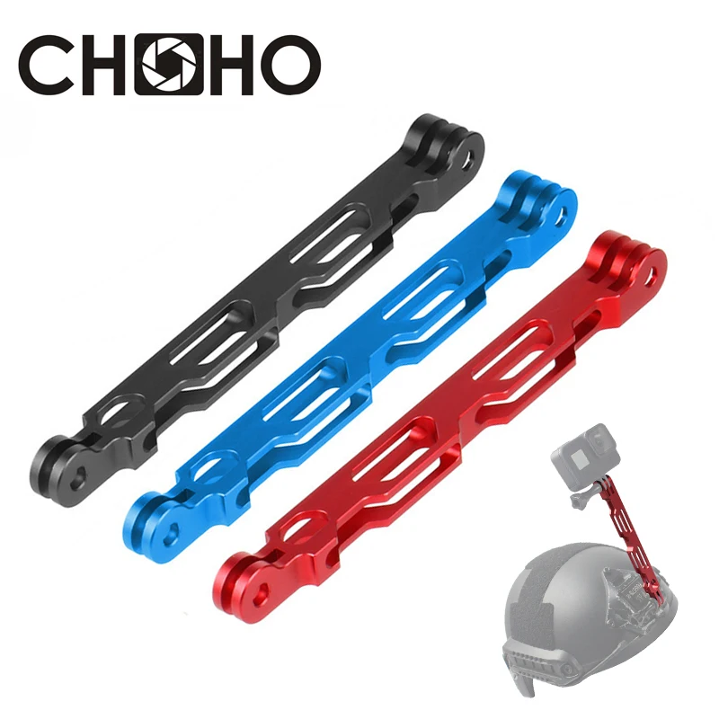 For Gopro Hero 11 10 Accessories Aluminum Stick Arm Alloy Helmet CNC Extension Pole Mount for Go Pro Hero DJI Action 3 Camera