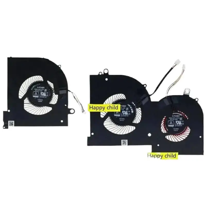 Nowy wentylator CPU i GPU do MSI GS65 GS65VR Stealth 8SE 8SF 8SG Thin 8RE 8RF =*