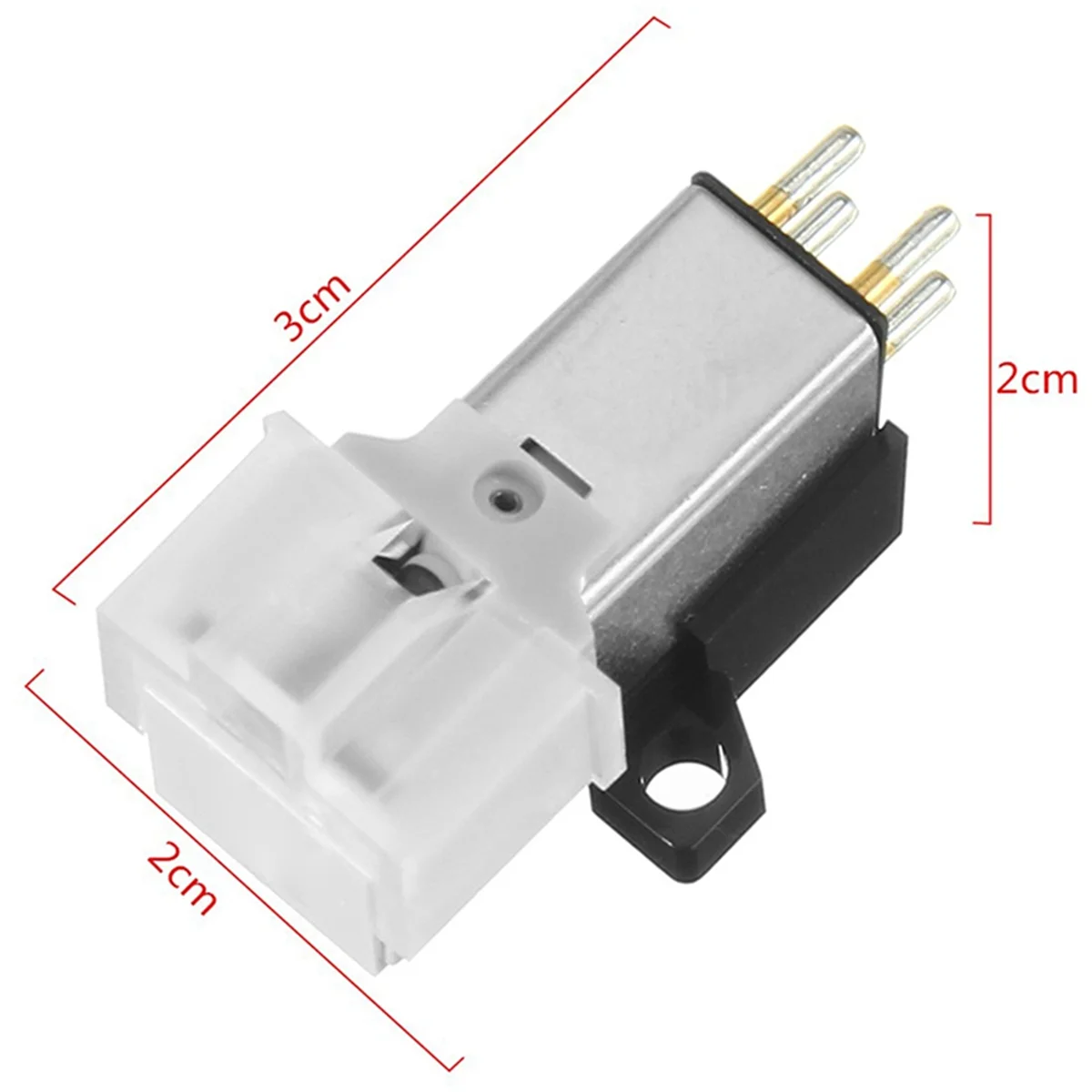 Stylet à cartouche magnétique AT3600L, tourne-disque en vinyle, pour phonographe coloré, 8 pièces