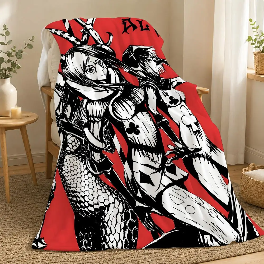 Alice Madness Returns Game Throw 240g Flanelldecke, geeignet für Sofas, Betten, Büros, exquisite Geschenkdecken