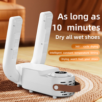 Microdata Intelligent timed shoe dryer with adjustable telescopic shoe dryer for fast drying, deodorization, and sterility