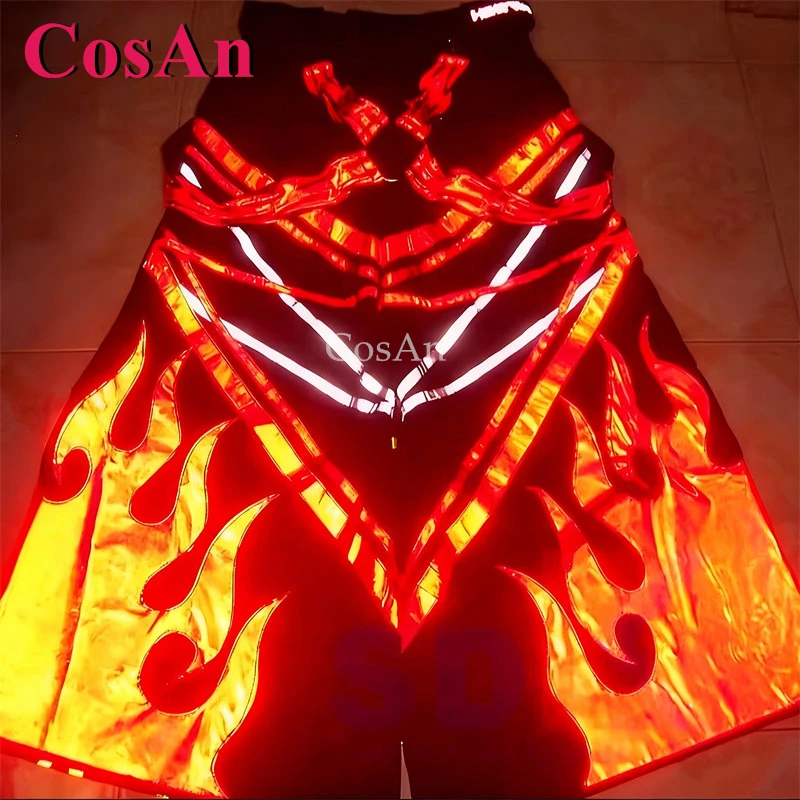 

CosAn Red Flame Pattern Ghost Dance Pants Melbourne Ghost Step Dance Pants Fluorescent Trousers Luminous Reflective Trousers New