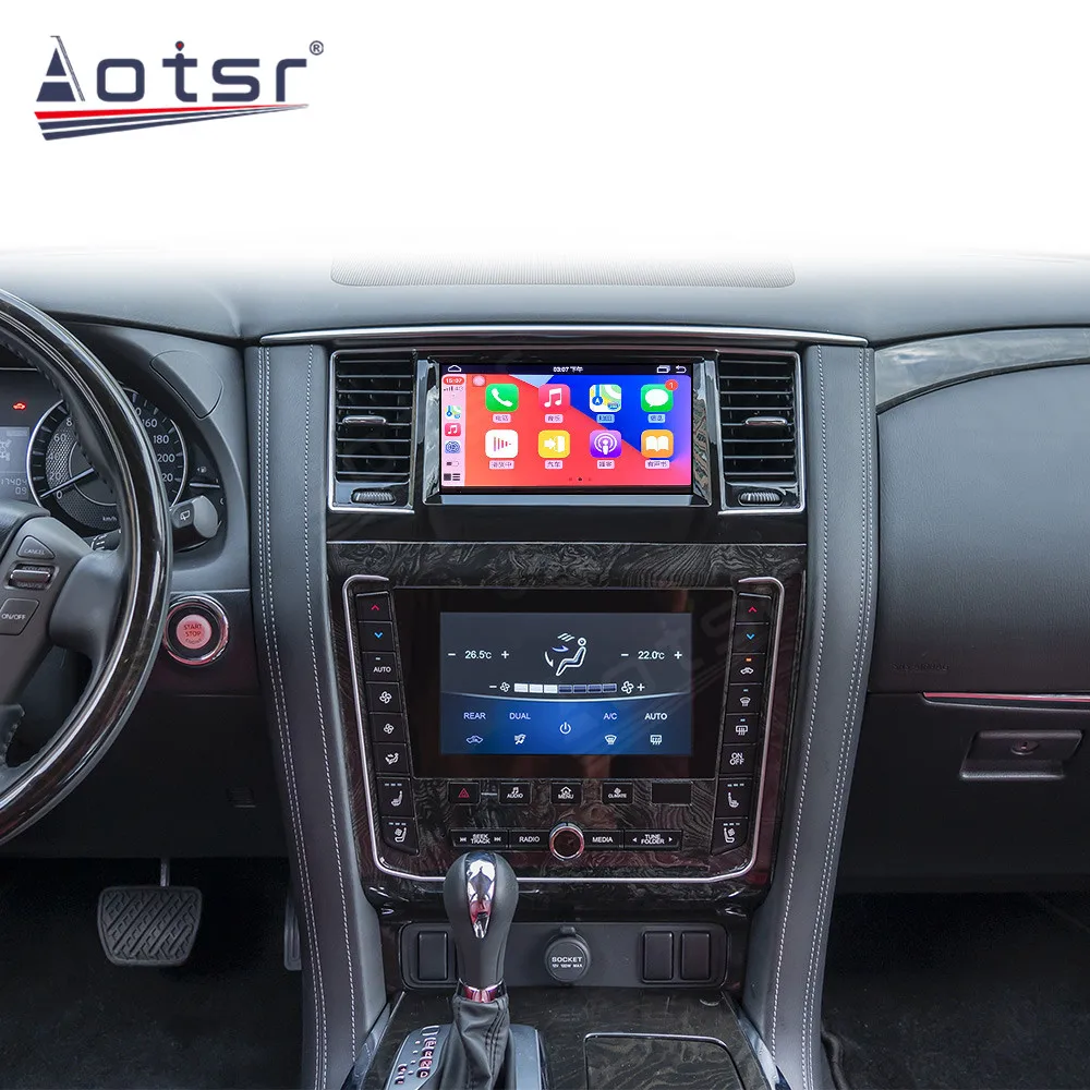 8‘’ Android 13.0 Qualcomm Snapdrag For Nissan Patrol Y62 Armada 2010-2020 GPS Car Radio Multimedia Player CarPlay HD Head Unit