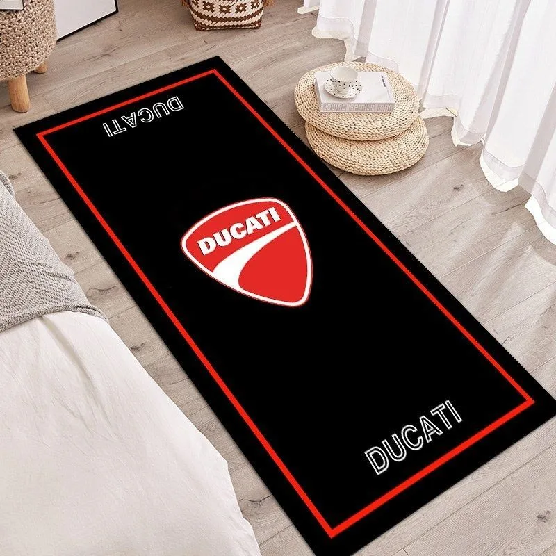 Voor Ducati motorfiets parkeertapijt slaapkamermat racemat displaymat antislip vuilafstotend gemakkelijk te wassen maat kan worden aangepast