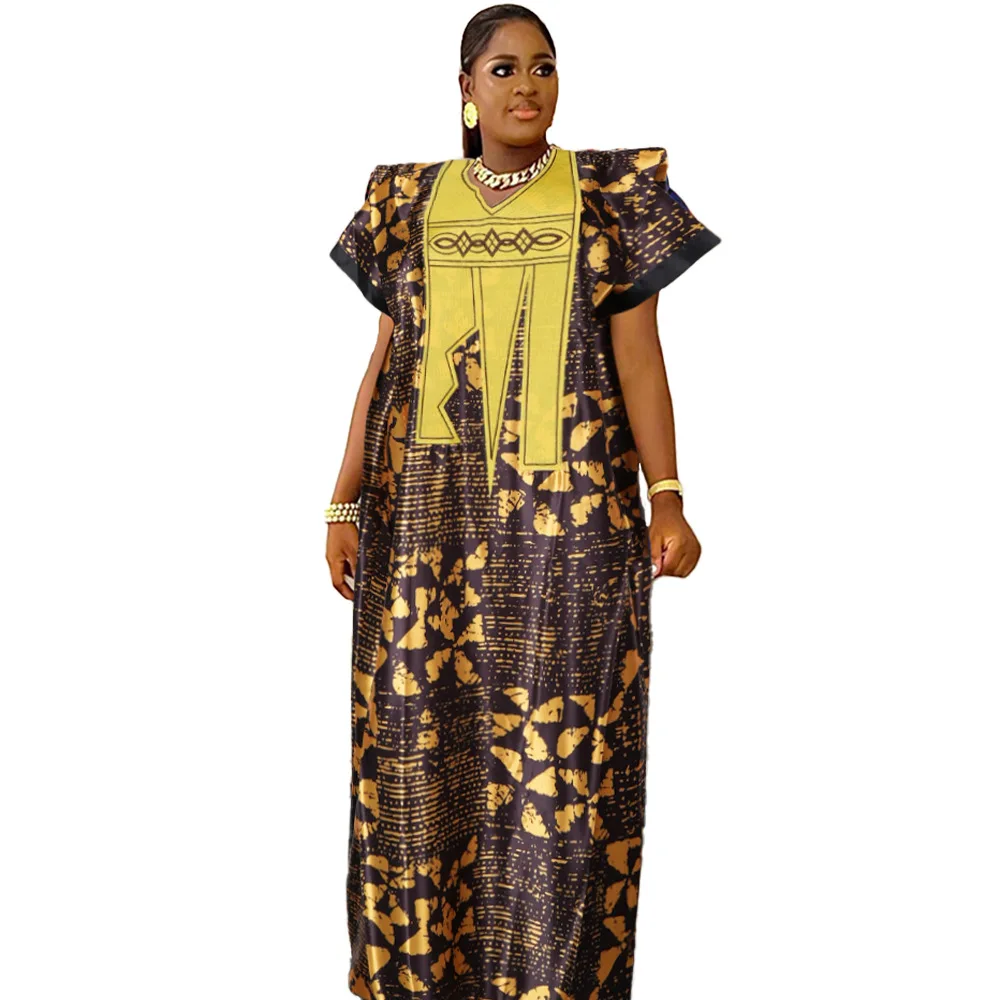 

African Dresses For Women Elegant 2024 Muslim Fashion Abayas Boubou Dashiki Ankara Outfits Evening Gown Dubai Kaftan Abaya Robe