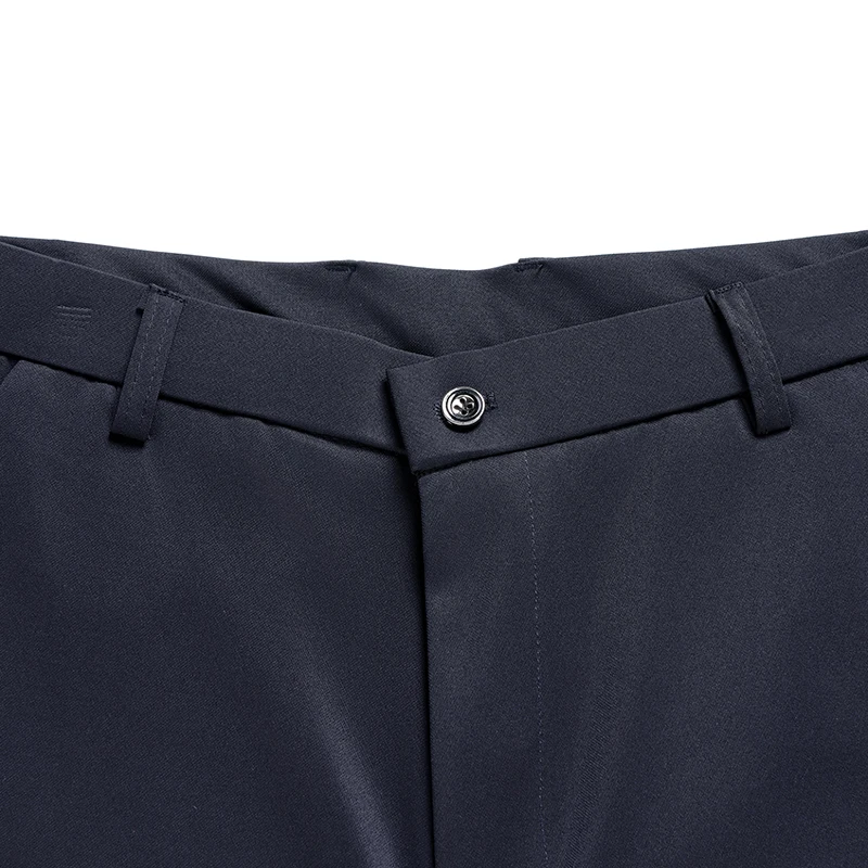 29-42 Men's Summer Pants Thin Straight Stretch Casual Pants with No Trace No Ironing Fabric Silky and Cool Feeling