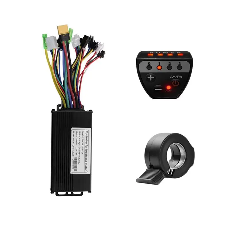 High Quality 36V 48V 22A Brushless Controller G20 LED Display Meter+130X Throttle Kit For Electric Scooter E-Bike Repair Kit