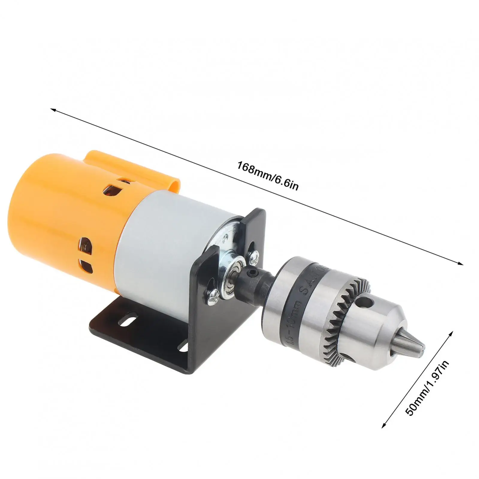 12V/24V 775 DC Motor DIY Bench Drill1.5-10mm B12 Chuck Table Drills Mounting Bracket Connecting Rod for Milling Polishing