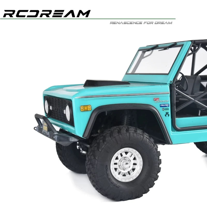 RCDream 1/10 Rectangular LED Turn Signal Light Side Lamp for TRX4 SCX10 Truck Trailer RC Crawler Upgrade multicolored
