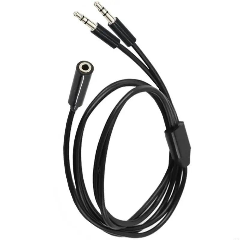 649E extensão áudio 3,5 mm 3.5 Dividir dois alto -falantes para os fones ouvido alto -falantes
