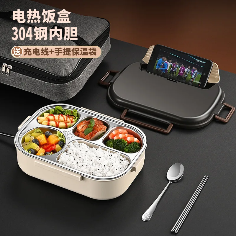 Eco Friendly Plastic Portable Heatable Reusable Insulated Leakproof Bento Lunch Box Compartments Adult