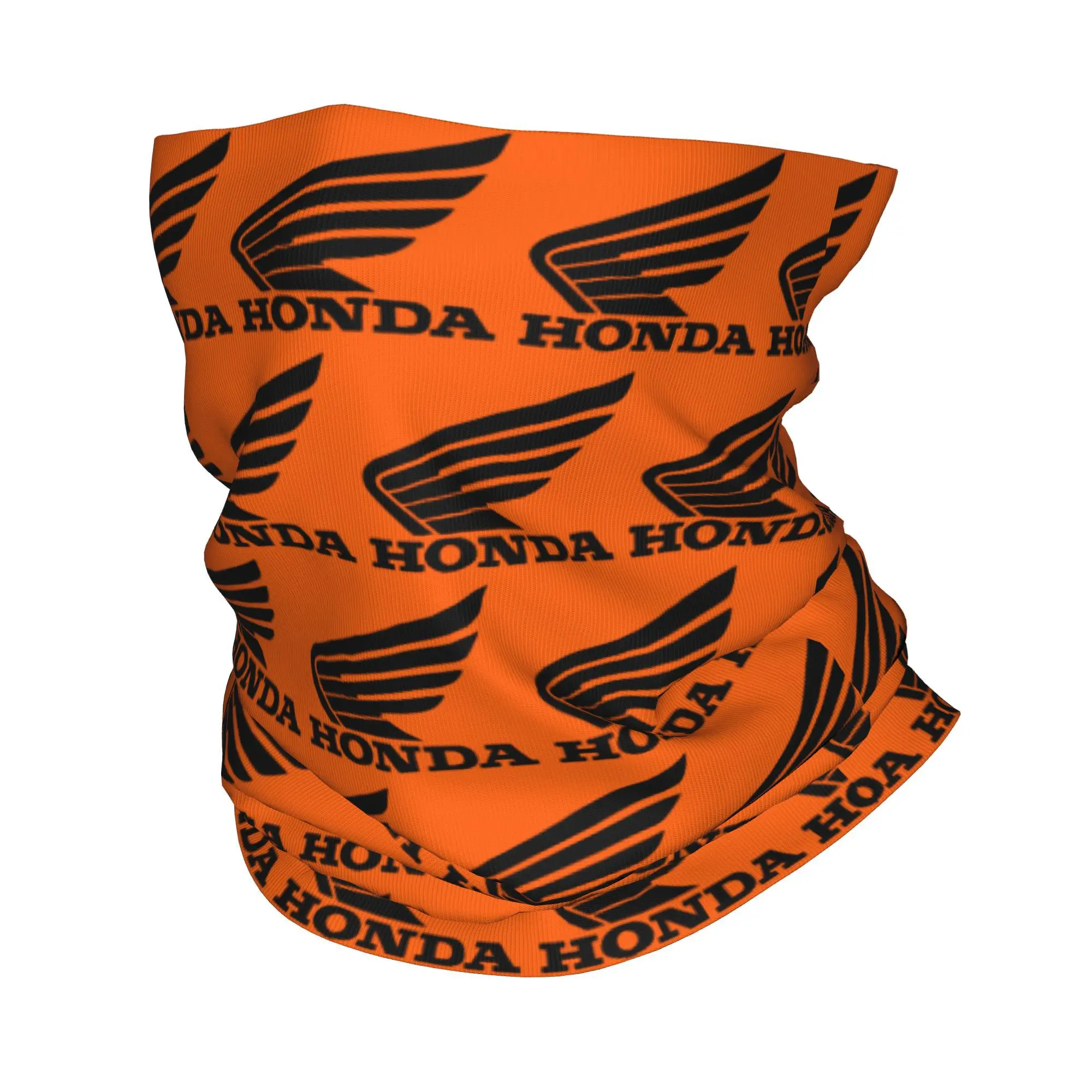 

Custom H-Hondaes Motorcycle Rider Winter Headband Neck Warmer Women Men Ski Running Tube Scarf Moto Face Bandana Gaiter