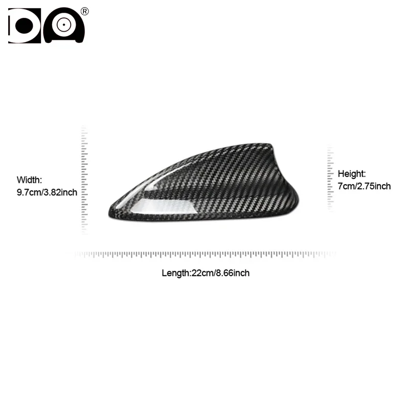 Real 3K Dry Carbon Fiber Car Shark Fin Antenna Shell Cover Suitable for BMW F31 F34 GT G31 G32 GT G01 G08 G02 F15 F85 G05 F16