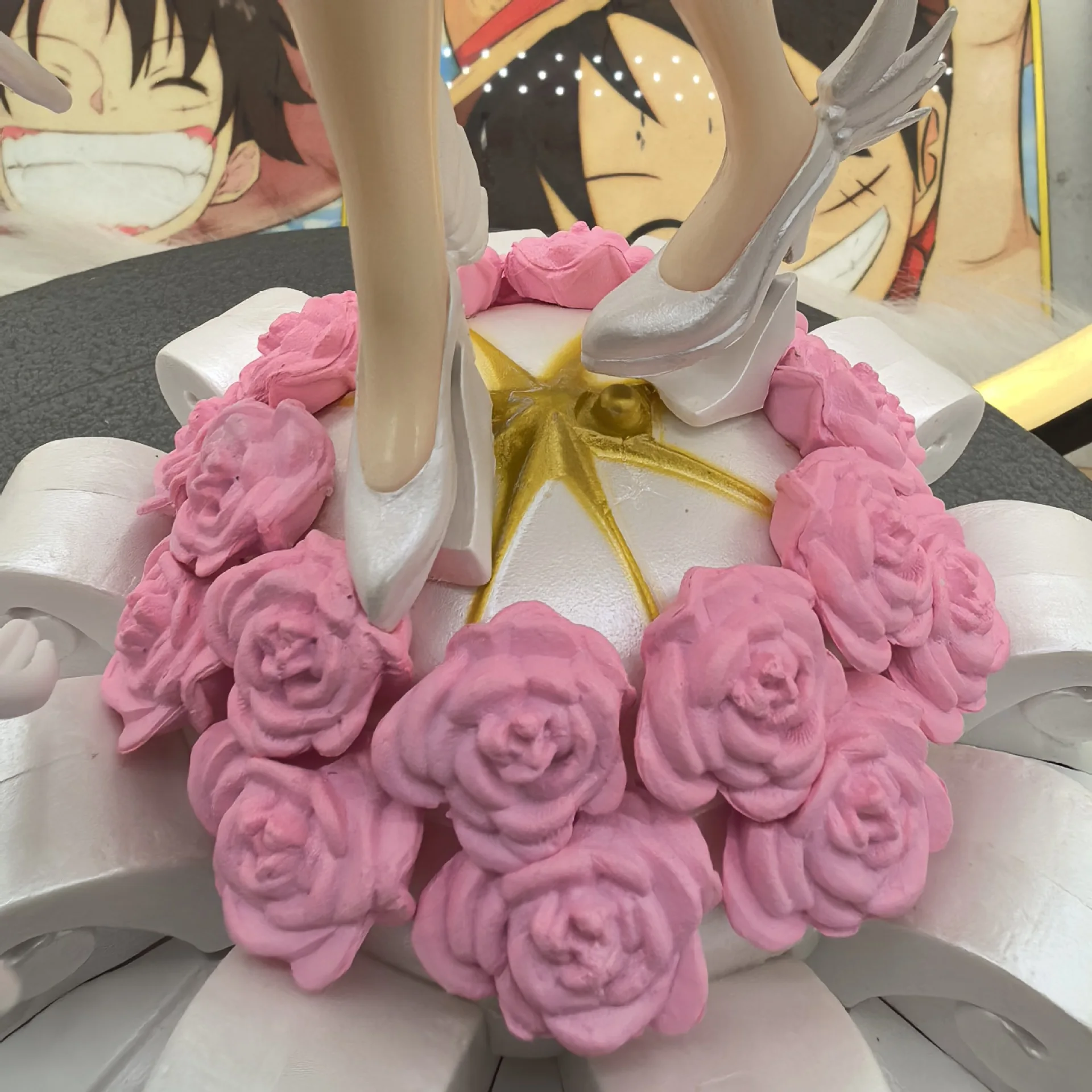 37cm Sailor Moon Anime Figure GK Tsukino Usagi ChibiChibi Sailor Cosmos Statue Pvc Action Figurine Collectible Model Toy Gift view 5