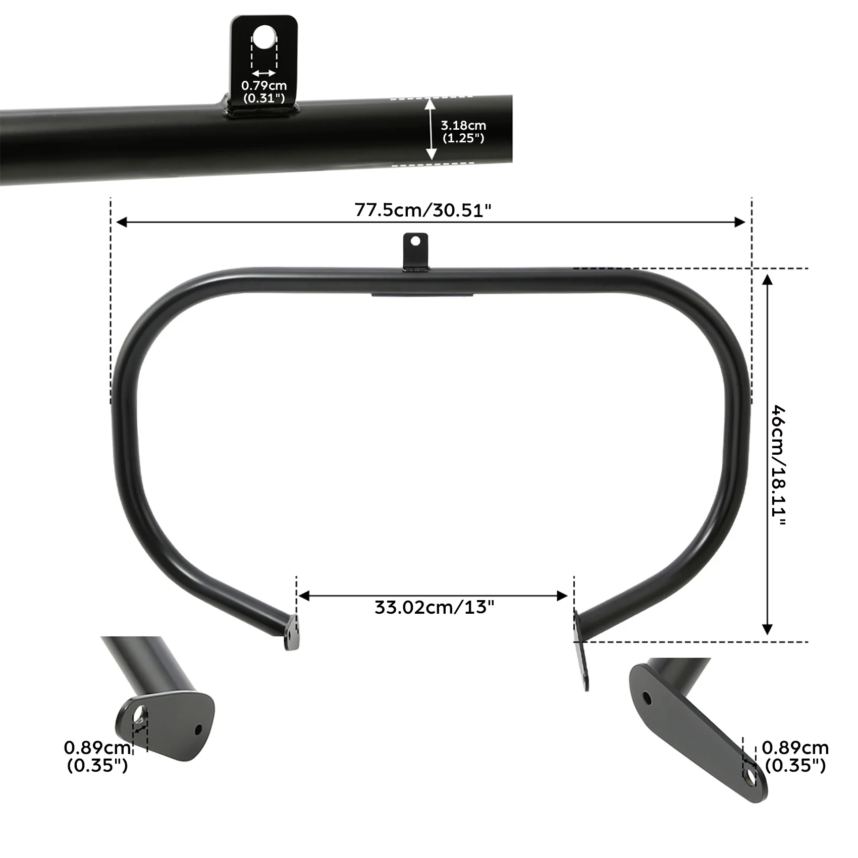 Motorcycle Highway Bar Engine Guard Fit For Honda VT750 Shadow Aero Phantom Spirit C2 SHAFT DRIVE 2004-2025 Motorcycle Parts