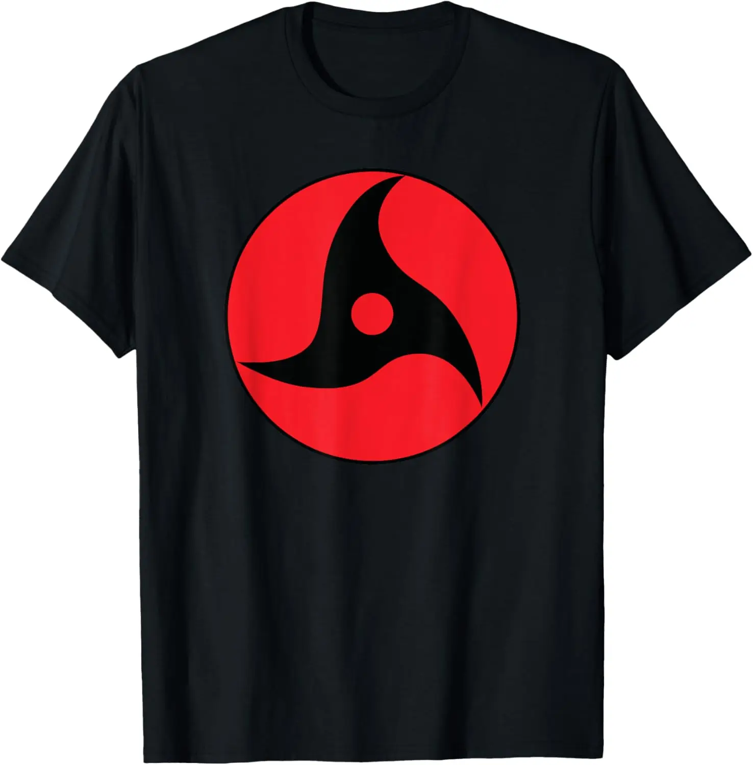 

Anime Style Japanese Manga Comic Style Pattern Black Red T-Shirt