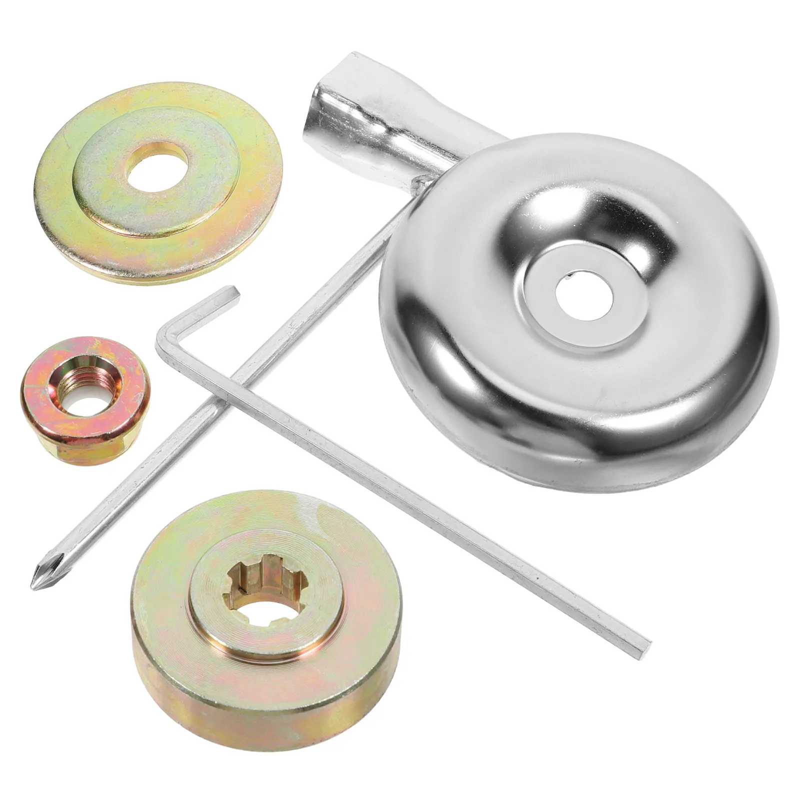 6Pcs Lawn Mower Accessories Blade Adapter Attachment Maintenance Kit Compatible with 25Mm Spindle String Trimmer Brush Cutter