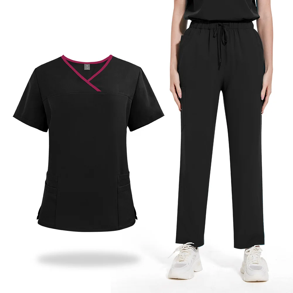 

Medical Beauty SPA Medical Uniforms Women Hospital Surgical Nurse Scrubs Set Nurses Accessories Dental Clinic Beauty Salon Soft