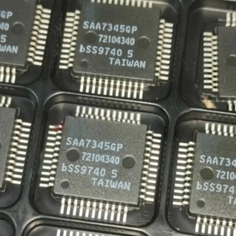 2PCS brand new original authentic SAA7345GP CD digital signal processing IC chip QFP-44